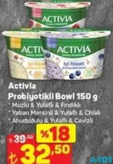 ACTİVİA PROBİYOTİKLİ BOWL 150 G ACTİVİA PROBİYOTİKLİ BOWL 150 G